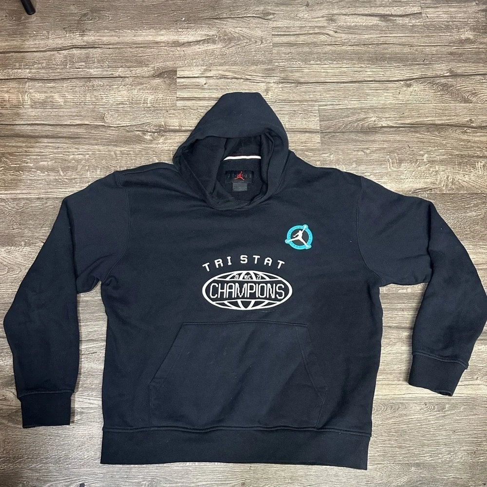 Jordan  Black Tri State Champions Hoodie